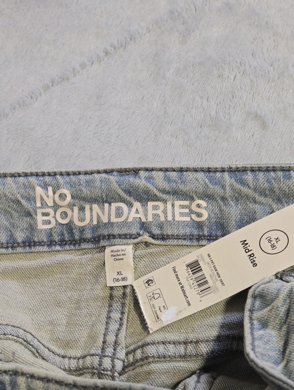 NWT - Denim Mini Skirt and 2 Tank Tops Bundle Set - Size XL(16-18) - Picture 6 of 13